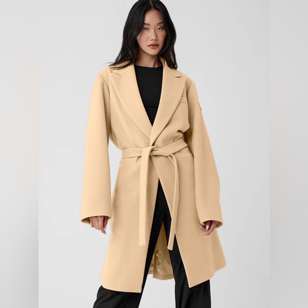 NEW w/ TAGS ALO Yoga Wool Gameday Overcoat